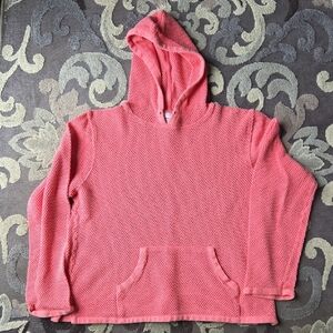 Christopher & Banks Pink Hooded Sweater Size Large